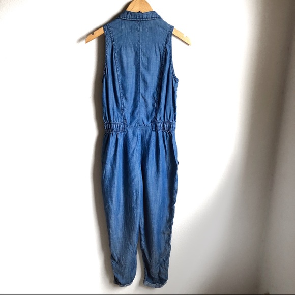 Abercrombie & Fitch chambray utility jumpsuit - Picture 3 of 3
